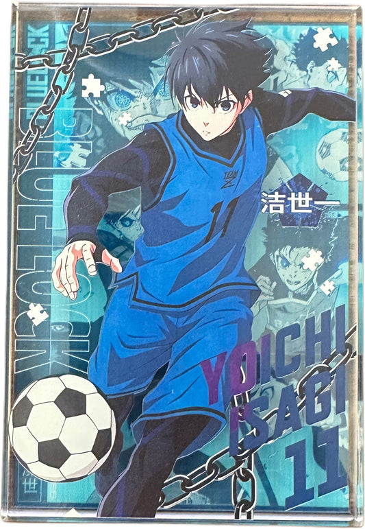 Acryl Brick Blue Lock Isagi dekoration