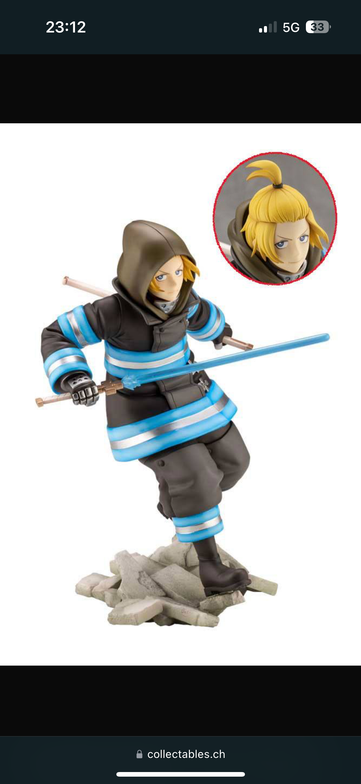 Fire Force Arthur Figur