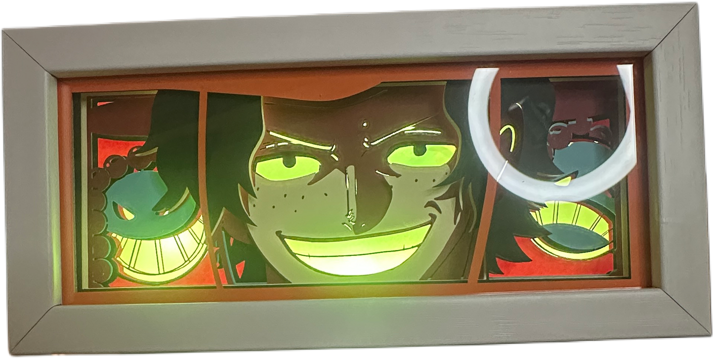 One Piece Ace LED Box