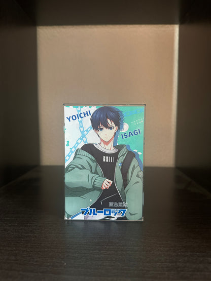 Acryl Brick Blue Lock Isagi dekoration