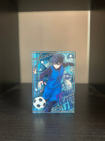 Acryl Brick Blue Lock Isagi dekoration