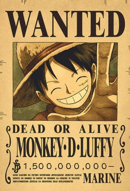 One Piece Bounty Poster