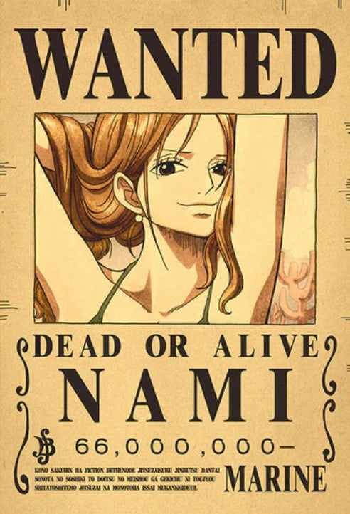 One Piece Bounty Poster