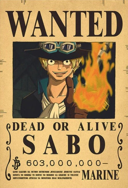 One Piece Bounty Poster