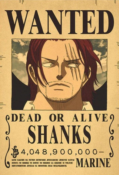 One Piece Bounty Poster