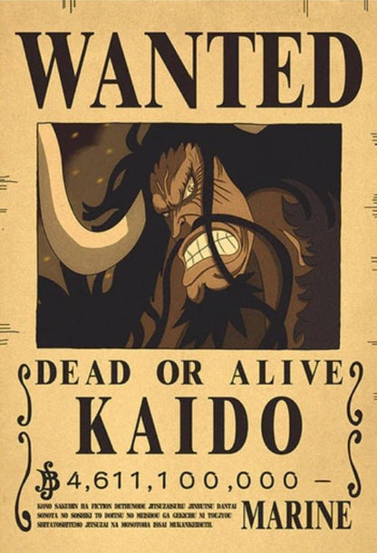 One Piece Bounty Poster