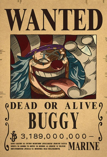 One Piece Bounty Poster