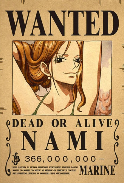 One Piece Bounty Poster