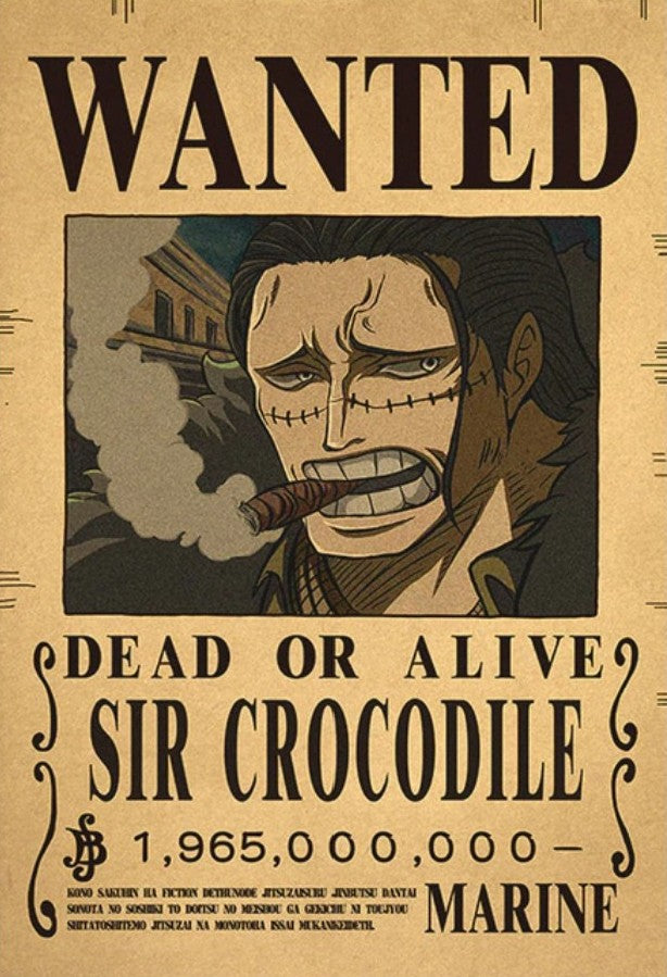 One Piece Bounty Poster