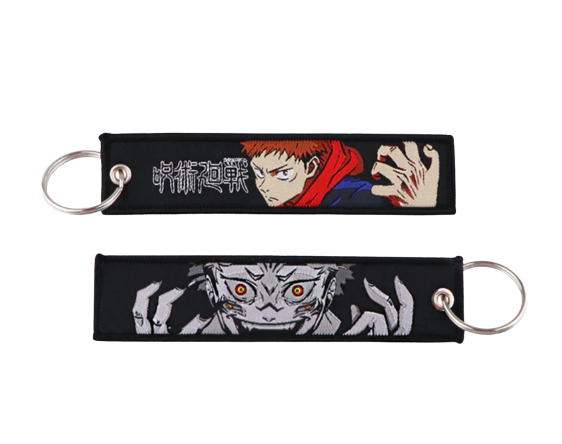 Jujutsu Kaisen Itadori Stoff Schlüsselanhänger